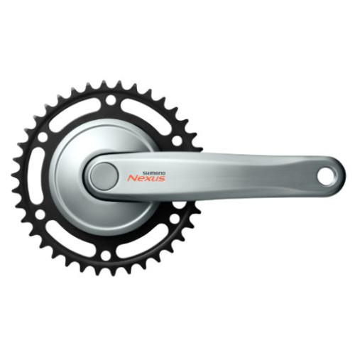 Priekšējie zobratu bloks Shimano Nexus FC-C6000 170mm 1-speed silver-38T
