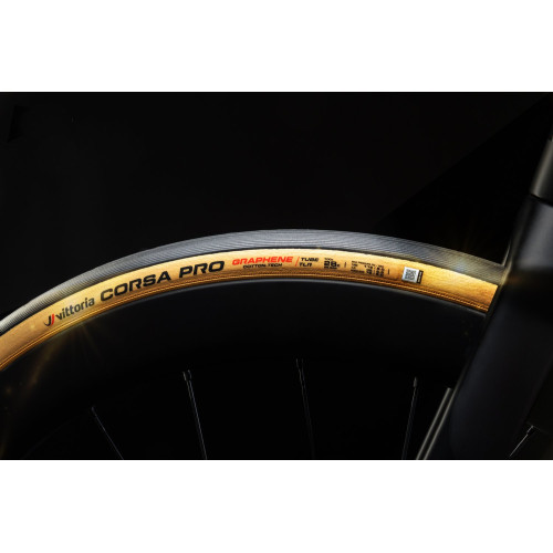 Riepas 28" Vittoria Corsa PRO TLR Double Pack 700x28c / 28-622 GOLD Limited edition
