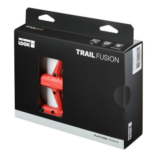Pedāļi Look Trail Roc Fusion red