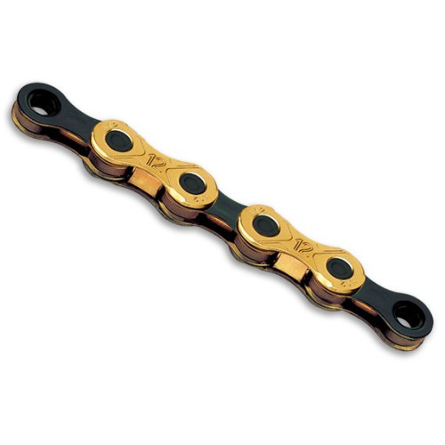 Chain KMC X12 Ti-N Gold/Black 12-speed 126-links