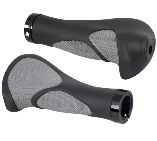 Stūres rokturi ProX GP-24 135mm Ergo Lock-on black-grey