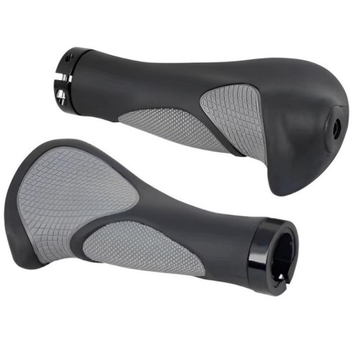 Stūres rokturi ProX GP-24 135mm Ergo Lock-on black-grey