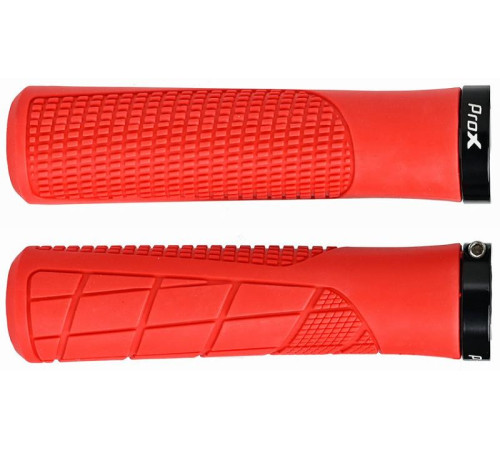 Stūres rokturi ProX GP-34 130mm Lock-on red
