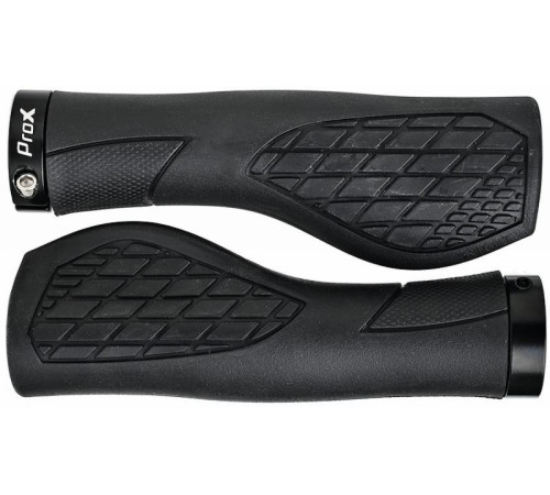 Stūres rokturi ProX GP-35 130mm Ergo Lock-on black