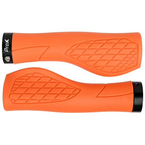Stūres rokturi ProX GP-35 130mm Ergo Lock-on orange