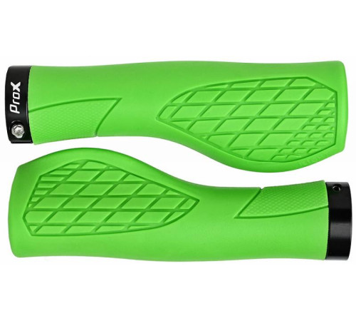 Stūres rokturi ProX GP-35 130mm Ergo Lock-on green