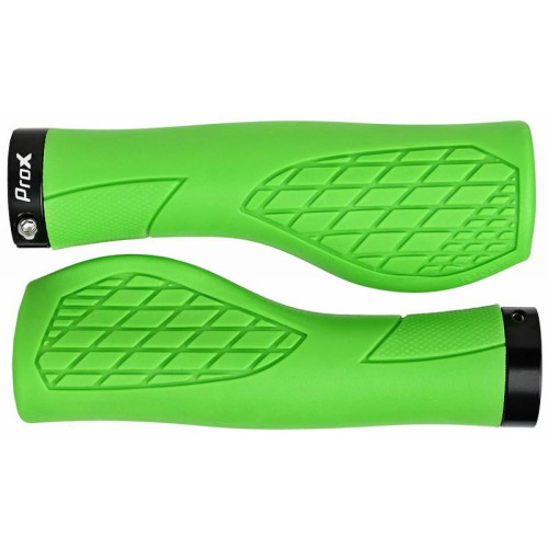 Stūres rokturi ProX GP-35 130mm Ergo Lock-on green