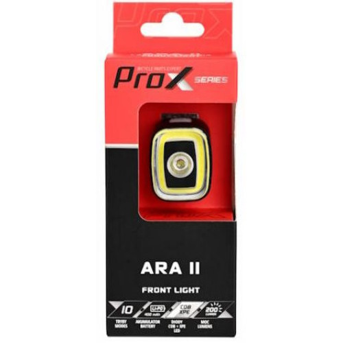 Priekšējais lukturis ProX Ara II COB-XPE LED 200Lm USB
