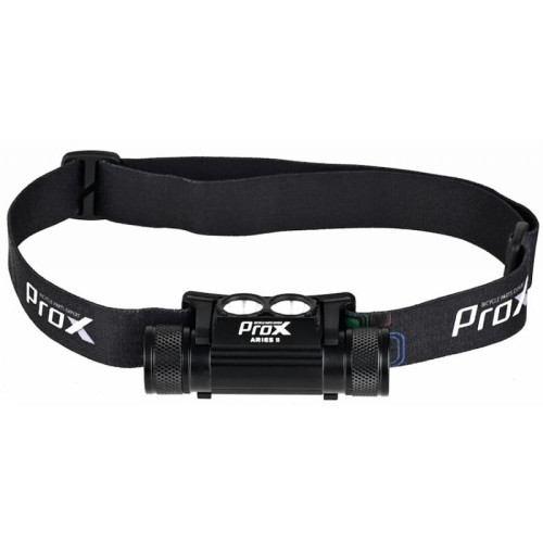 Priekšējais lukturis ProX Aries II 2xCREE XM-L2 1100Lm USB