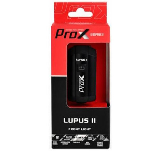 Front lamp ProX Lupus II CREE XP-G2 300Lm USB