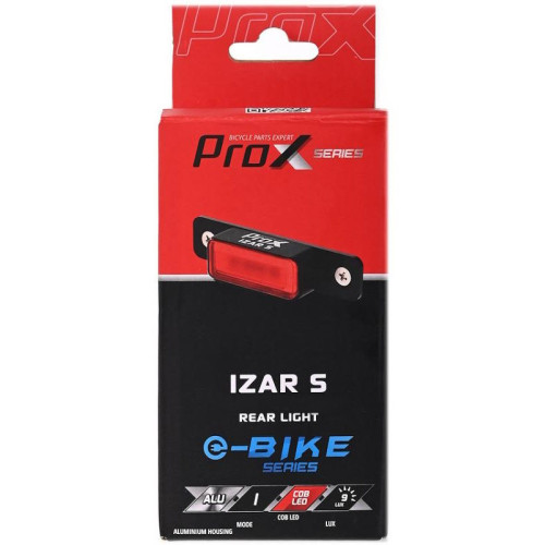 Aizmugurējais lukturi ProX Izar S COB LED E-bike DC3.7V-12V for carrier