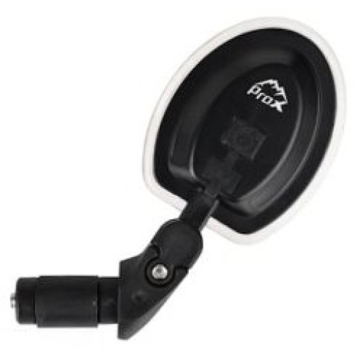 Spogulis ProX Vision MR-54 in handlebar oval adjustable with LED light USB