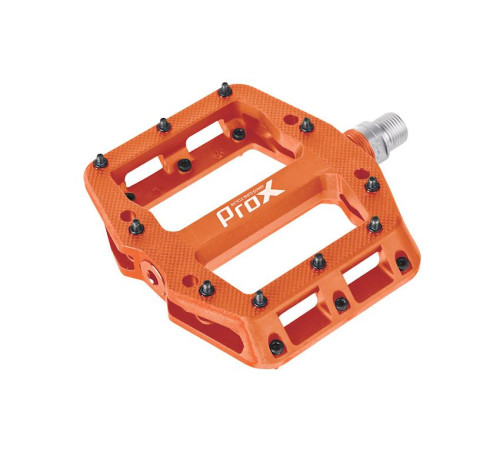 Pedals ProX Base Pro 26 plastic Pins axle Cr-Mo orange