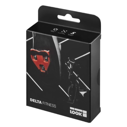 Cleats Look Delta Fitness grip red