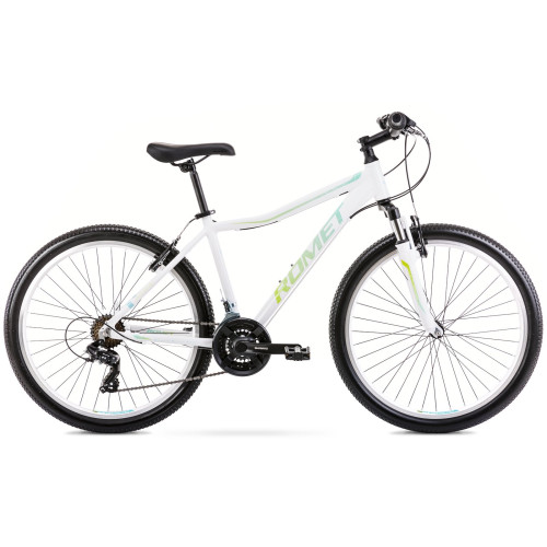 Velosipēds Romet Jolene 6.0 2025 white-blue-green-19" / L