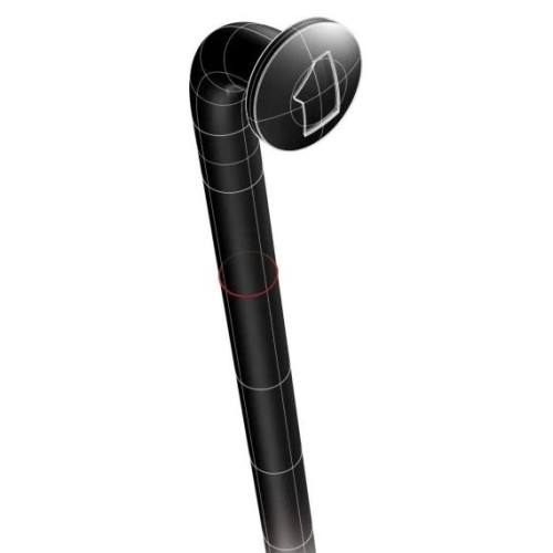 Spoke Mach1 PLUS Oxydatio 2.00mm 18/8 stainless 14G black 294mm