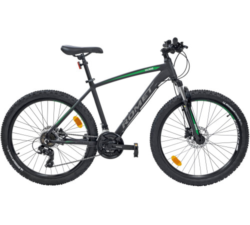 Velosipēds Romet ŽALGIRIS R6 black-green-18" / L