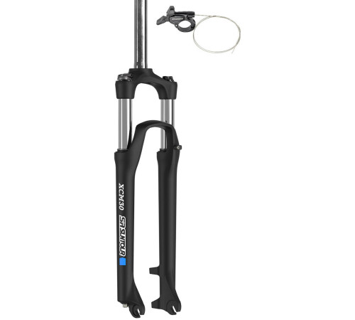 Fork SR Suntour XCM 30 RL DS 26" 100mm 1-1/8" 9x100mm black matt