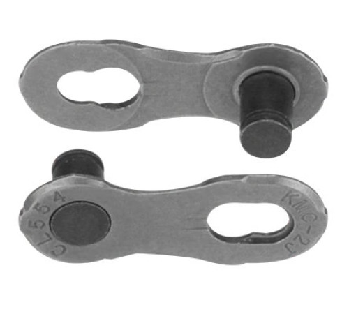 Chain connector KMC MissingLink X-Glide Shimano Cues NR dark silver (2 pcs.)