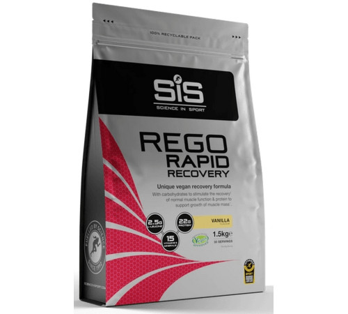 Sports nutrition powder SiS Rego Rapid Recovery Vanila 1.5kg