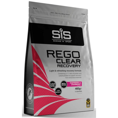 Sports nutrition powder SiS Rego Clear Recovery Raspberry & Cranberry 460g