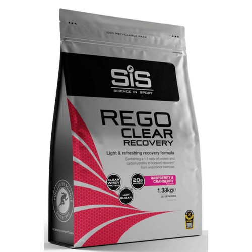 Sports nutrition powder SiS Rego Clear Recovery Raspberry & Cranberry 1.38kg