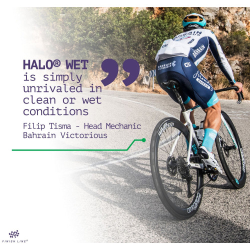 Ķēdes eļļa Finish Line HALO Wet 120ml + Smart Luber