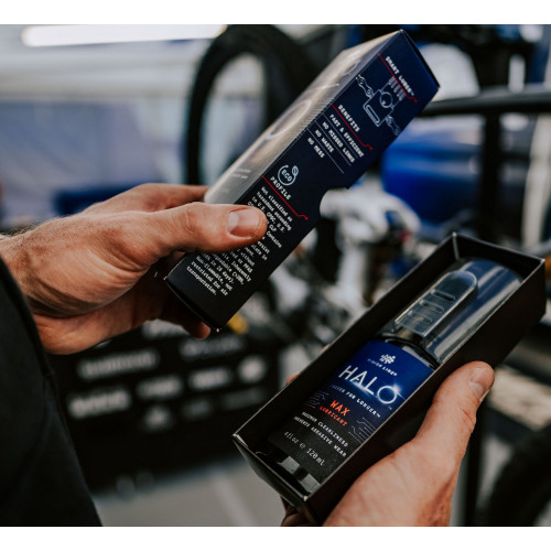 Ķēdes eļļa Finish Line HALO Wax+Wet Combo 120ml + Smart Luber (5+5pcs.)