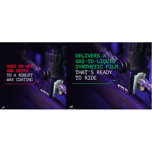 Ķēdes eļļa Finish Line HALO Wax+Wet Combo 120ml + Smart Luber (5+5pcs.)