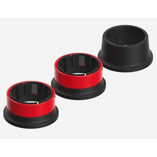 Pedal axle lock ring set Favero Assioma PRO Red