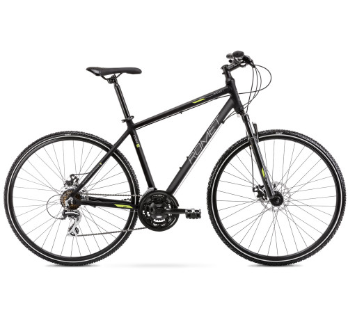 Bicycle Romet Orkan 1 M 2025 black-green-21" / L