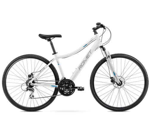 Bicycle Romet Orkan 1 D 2025 white-blue-15" / S