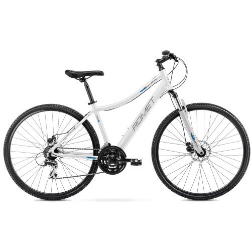 Bicycle Romet Orkan 1 D 2025 white-blue-15" / S