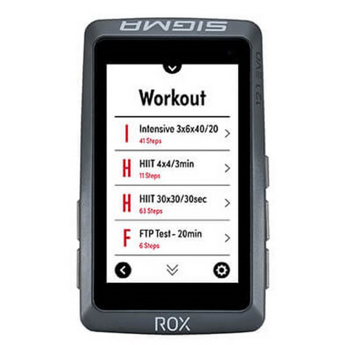 Bike computer SIGMA ROX 12.1 Evo GPS Night grey Sensor Set