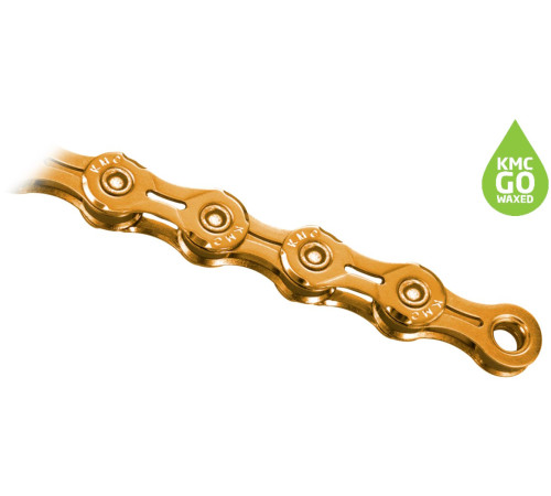 Chain KMC X11EL Ti-N Gold 11-speed 118-links Waxed