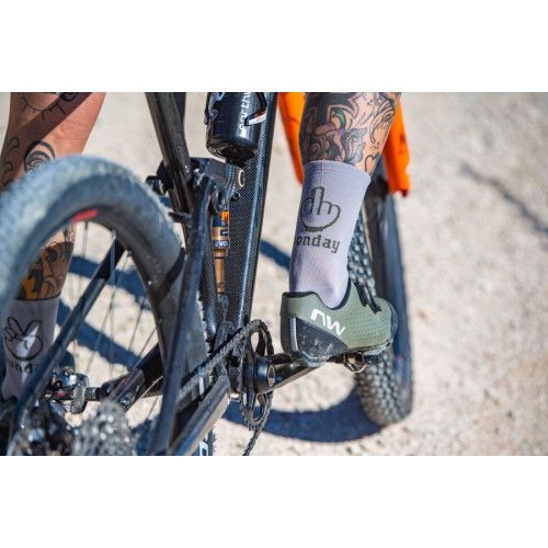 Cycling shoes Northwave Rebel 3 MTB XC dark green-45