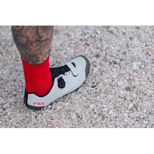 Cycling shoes Northwave Razer MTB XC light grey-green forest-45