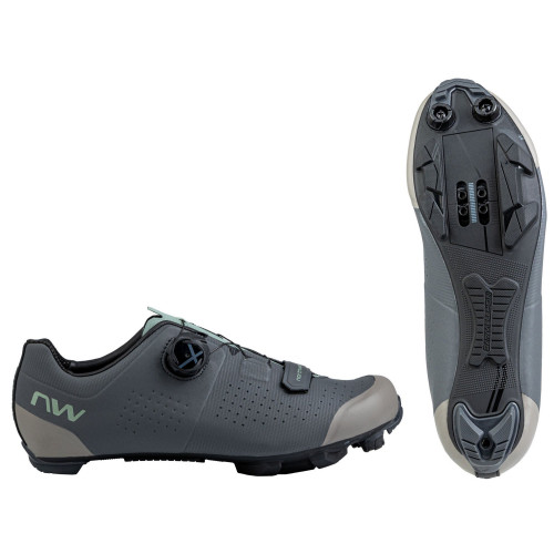 Velo apavi Northwave Razer MTB XC dark grey-sage-48