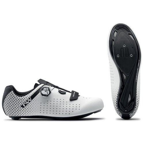 Cycling shoes Northwave Core Plus 2 Road white-black-45