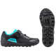 Cycling shoes Northwave Escape Evo 2 WMN MTB AM black-turquoise-40