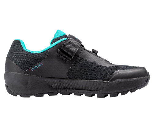 Cycling shoes Northwave Escape Evo 2 WMN MTB AM black-turquoise-40
