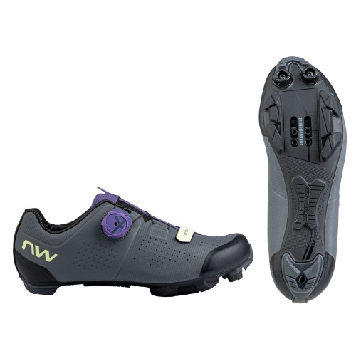 Velo apavi Northwave Razer WMN MTB XC dark grey-dark purple-41