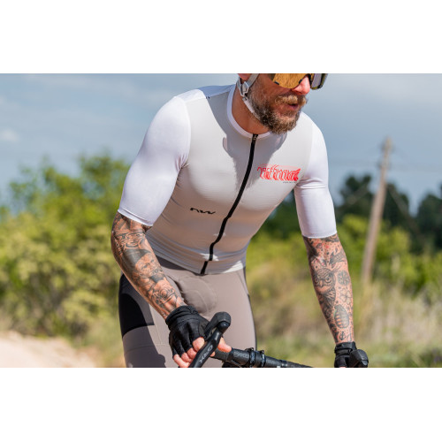 Velos krekls Northwave Essence EVO S/S light grey-white-L