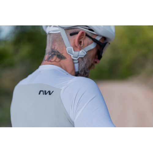 Velos krekls Northwave Essence EVO S/S light grey-white-L