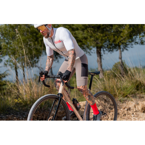 Velos krekls Northwave Essence EVO S/S light grey-white-XL