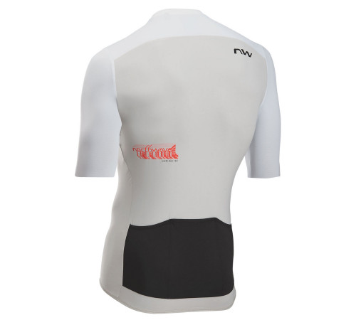 Jersey Northwave Essence EVO S/S light grey-white-XXL