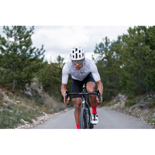 Velos krekls Northwave Blade Air S/S light grey-radiant red-L