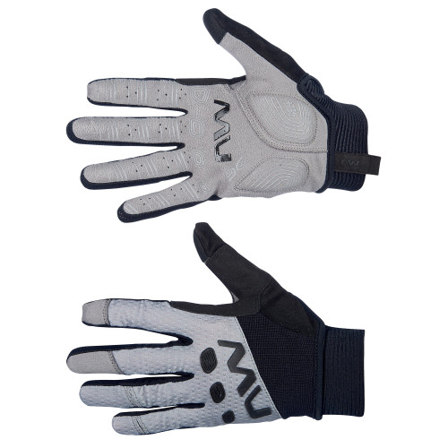 Gloves Northwave Spider Long grey-black-XL