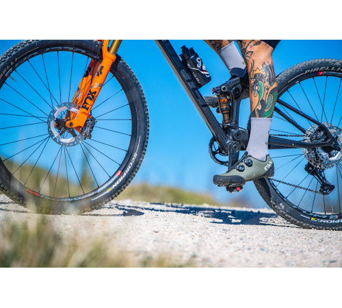 Velo zeķes Northwave Sunday Monday light grey-forest green