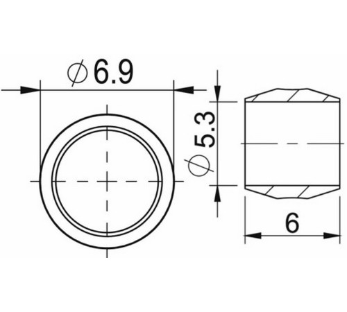 Disc brake hose bleeding components ProX 5mm for Shimano (50pcs.)